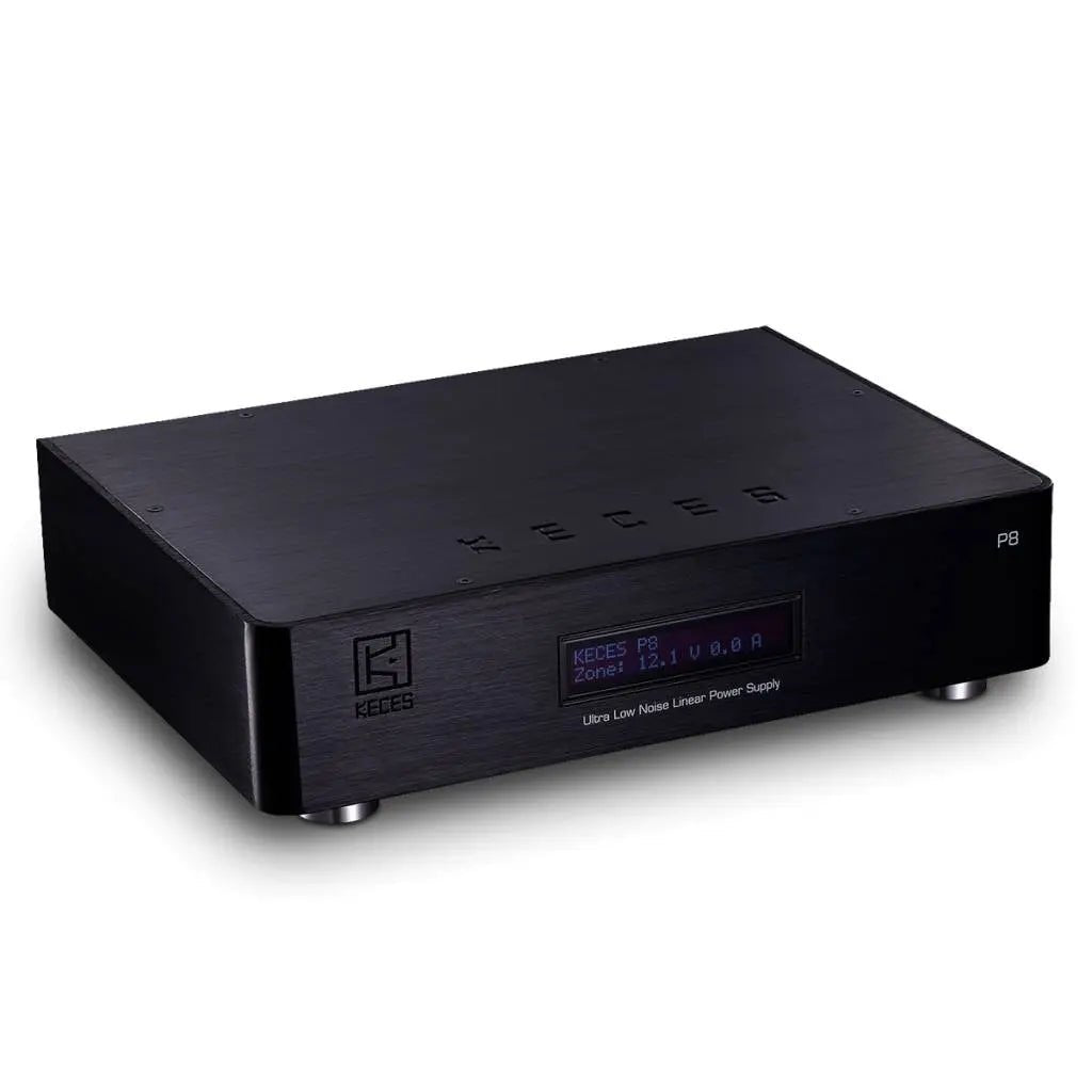 Keces P8 Ultra Low Noise Twin Linear Power Supply - AudioWijzer